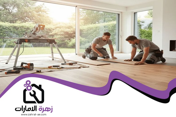 تركيب باركيه في دبا الحصن