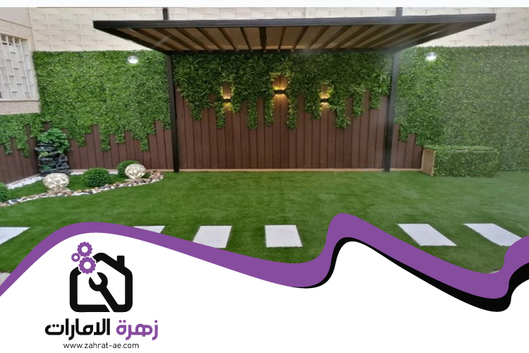 تركيب عشب صناعي